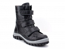 207ч (31-40) Аквелла (Akwella), ботинки зимние ортопедические с высоким берцем, натуральная шерсть, кожа, черный в Томске