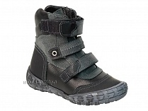 210-21,1,52Б Тотто (Totto), ботинки демисезонные утепленные, байка, черный, кожа, нубук. в Томске