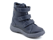 БК3-666-216-000-3 Орфея (Orfeya), ботинки зимние детские  антиварусные ортопедические, искуственный мех, кожа, синий 