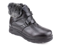 8220-5С-0 Доктор Спектор (Doktor Spektor), ботинки зимние, ортопедические для взрослых, кожа, шерсть, черный, полнота 11 в Томске