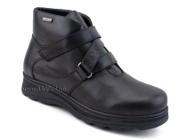 B1011-1 Доктор Спектор (Doktor Spektor), ботинки ортопедические для взрослых, кожа, черный, полнота 12 